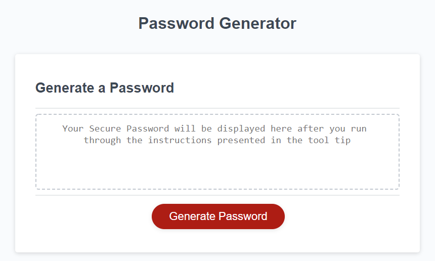 password generator